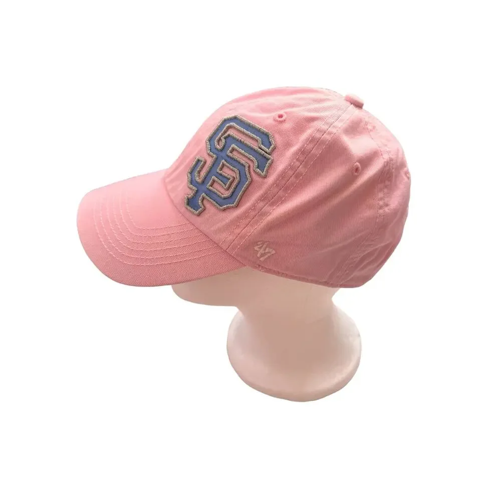 San Francisco Giants MLB Kids Baseball Cap Pink Blue Metallic Adjustable Youth